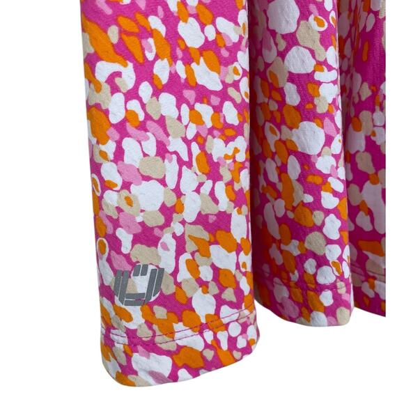 IBKUL Zip Neck Tennis Dress With Shorts UPF 50+ Sleeveless Size Large Pickleball - Picture 6 of 16